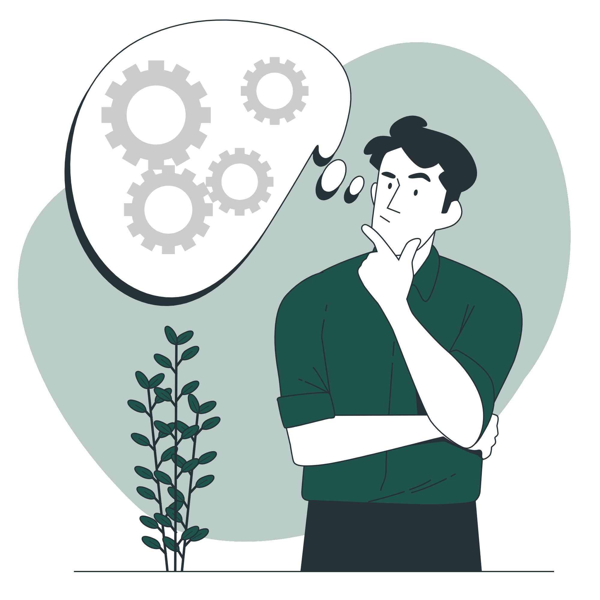 What is Overthinker's OS illustration